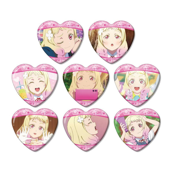 『ラブライブ!スーパースター!!』トレーディング 鬼塚夏美オンリー 場面写ハート型缶バッジ(単位/BOX)